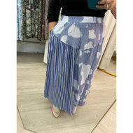 Crisp Multi-Print Skirt - O/S-skirt-The Little Tichel Lady