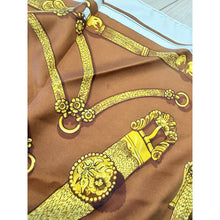 Hermes Authentic Vintage Designer Headscarf, Gaucho par Hermes-Designer headscarf-The Little Tichel Lady