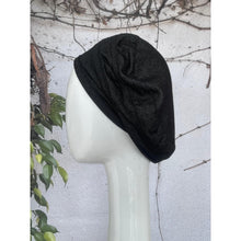 Embellished Hat - Size #2 Black Denim Bow-Hat-The Little Tichel Lady