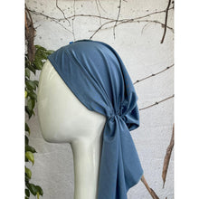 Embellished Metallic Pretied - Blue-pretieds-The Little Tichel Lady