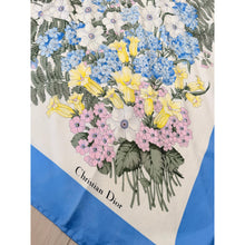 Dior Authentic Designer Headscarf, Wildflower Motif-Designer headscarf-The Little Tichel Lady