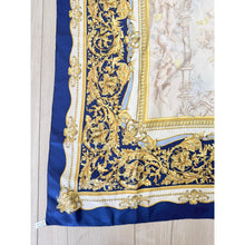 Lancel Authentic Vintage Designer Headscarf, Acanthus Scrolls-Designer headscarf-The Little Tichel Lady