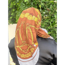 Hermes Authentic Vintage Designer Headscarf, Gaucho par Hermes-Designer headscarf-The Little Tichel Lady