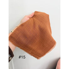 Turkish Cotton Textured Solid Squares Tichel-Squares-The Little Tichel Lady