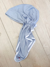 Dri Fit Pretied Headcover, Activewear - Gray-pretieds-The Little Tichel Lady