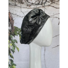 Embellished Hat - Size #2 Dark Silver Textured-Hat-The Little Tichel Lady