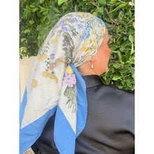 Dior Authentic Designer Headscarf, Wildflower Motif-Designer headscarf-The Little Tichel Lady