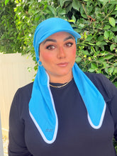 Standard Visor Dri Fit Pretied - Turquoise-pretieds-The Little Tichel Lady