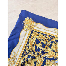 Lancel Authentic Vintage Designer Headscarf, Acanthus Scrolls-Designer headscarf-The Little Tichel Lady