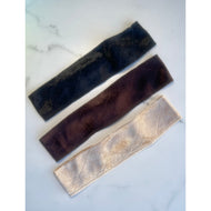 Essential Velvet Headband - Elastic Closure-Headband-The Little Tichel Lady