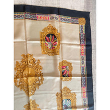 Dior Authentic Designer Headscarf, Baroque Print-Designer headscarf-The Little Tichel Lady