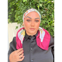 Gucci Authentic Vintage Designer Headscarf, Deep Berry Flora-Designer headscarf-The Little Tichel Lady