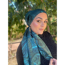 Yomi - Rinati Lakel, Teal Green Paisley-Specialty Items-The Little Tichel Lady