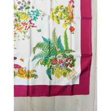 Gucci Authentic Vintage Designer Headscarf, Deep Berry Flora-Designer headscarf-The Little Tichel Lady