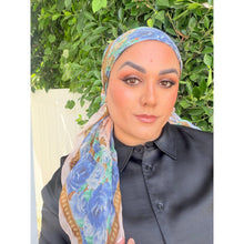 Dior Authentic Designer Headscarf, Romantic Floral Motif-Designer headscarf-The Little Tichel Lady