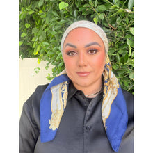 Lancel Authentic Vintage Designer Headscarf, Acanthus Scrolls-Designer headscarf-The Little Tichel Lady