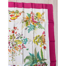 Gucci Authentic Vintage Designer Headscarf, Deep Berry Flora-Designer headscarf-The Little Tichel Lady