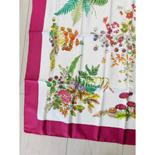Gucci Authentic Vintage Designer Headscarf, Deep Berry Flora-Designer headscarf-The Little Tichel Lady