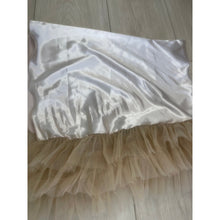 Evening Headscarf w/ Tulle, Rinati Lakel - Neutral-Specialty Items-The Little Tichel Lady