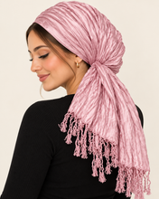 Everyday Luxe Crinkle Headwrap – Light Pink-Headwrap-The Little Tichel Lady