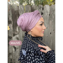 Faux Suede Stretchy Head Wraps - Berries-Long Wrap-The Little Tichel Lady