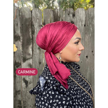 Faux Suede Stretchy Head Wraps - Berries-Long Wrap-The Little Tichel Lady