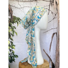 Lightweight Pretied w/ Velvet & Adjustable Band - Everblooming Print-Pretieds-The Little Tichel Lady