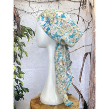 Lightweight Pretied w/ Velvet & Adjustable Band - Everblooming Print-Pretieds-The Little Tichel Lady