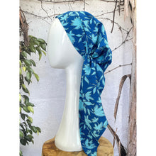 Lightweight Pretied w/ Velvet & Adjustable Band - Blue Beauty-Pretieds-The Little Tichel Lady