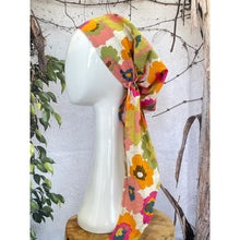 Lightweight Pretied w/ Velvet & Adjustable Band - Mod Floral Print-Pretieds-The Little Tichel Lady