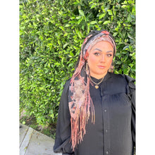 Exquisite Oversized Luxe Square - Black Floral-Squares-The Little Tichel Lady