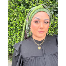 Exquisite Oversized Luxe Square - Olive & Lime Floral-Squares-The Little Tichel Lady
