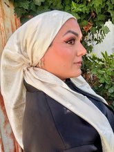 Afterglow Shimmer Square - Creme Brûlée-Squares-The Little Tichel Lady