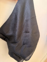 Afterglow Shimmer Square - Noir Onyx-Squares-The Little Tichel Lady