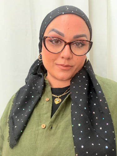 Rainbow Speckled Square-Squares-The Little Tichel Lady