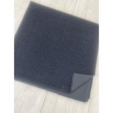 Elegant Stretchy Shimmery Square - Black-Squares-The Little Tichel Lady