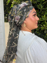 Exquisite Oversized Luxe Square - Deep Green Floral-Squares-The Little Tichel Lady