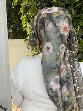 Exquisite Oversized Luxe Square - Deep Green Floral-Squares-The Little Tichel Lady