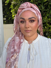 Exquisite Oversized Luxe Square - Pink Floral-Squares-The Little Tichel Lady