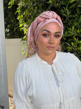 Exquisite Oversized Luxe Square - Pink Floral-Squares-The Little Tichel Lady