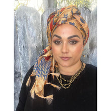 Jubilee Print Wrap w/ Tassel Details - Neutral Songbird-Long Wrap-The Little Tichel Lady