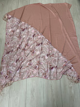 Exquisite Oversized Luxe Square - Pink Floral-Squares-The Little Tichel Lady