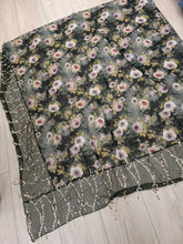 Exquisite Oversized Luxe Square - Deep Green Floral-Squares-The Little Tichel Lady