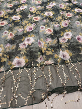 Exquisite Oversized Luxe Square - Deep Green Floral-Squares-The Little Tichel Lady