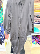 Versatile Satin Blouse - Black-Tops-The Little Tichel Lady