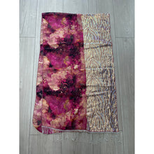 Israeli Sequins + Print Tassel Wrap - Berry/Multi-Long Wrap-The Little Tichel Lady