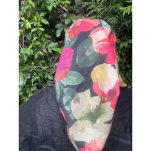 Blushing Orchid Lightweight Square Tichel - Black/Multi-Squares-The Little Tichel Lady