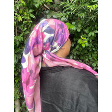 Blushing Orchid Lightweight Square Tichel - Pink/Purple-Squares-The Little Tichel Lady
