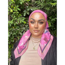 Blushing Orchid Lightweight Square Tichel - Pink/Purple-Squares-The Little Tichel Lady