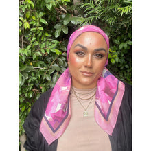 Blushing Orchid Lightweight Square Tichel - Pink/Purple-Squares-The Little Tichel Lady